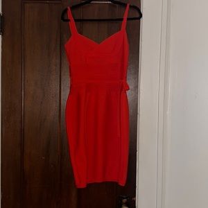Red Bodycon Party Dress